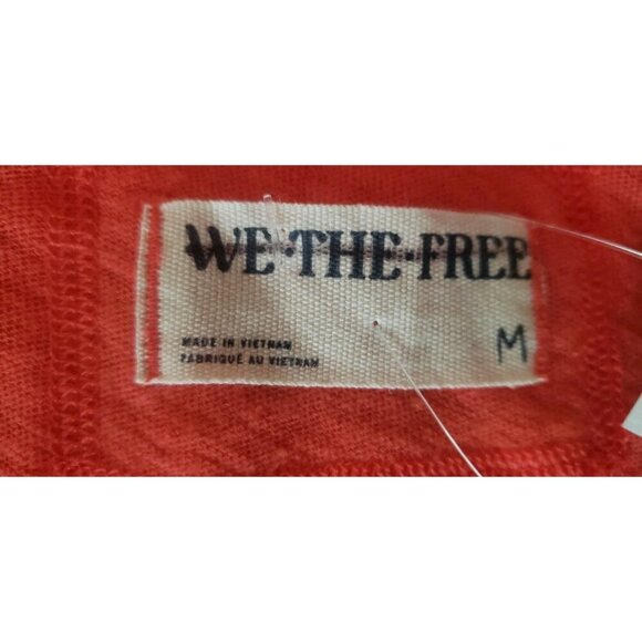 NEW WE THE FREE BY FREE PEOPLE LOVE LANGUAGE TANK RADIANT WATERMELON MEDIUM - Picture 6 of 9